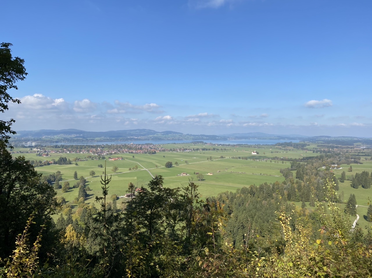 Looking into the valley