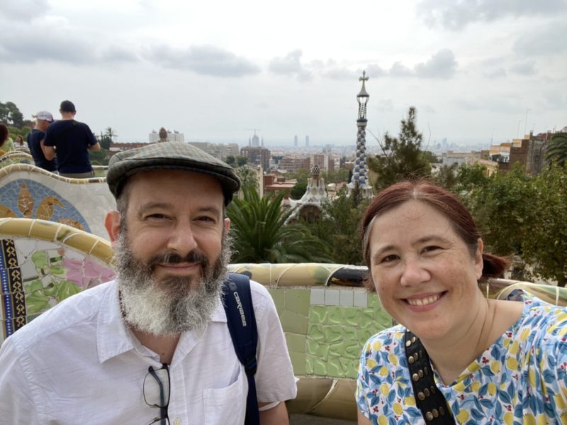 Us in Park Guell