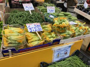 Zucchini blossoms