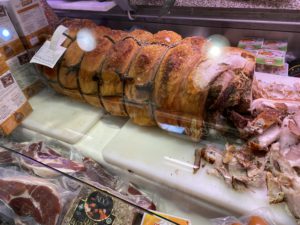 Roast porchetta