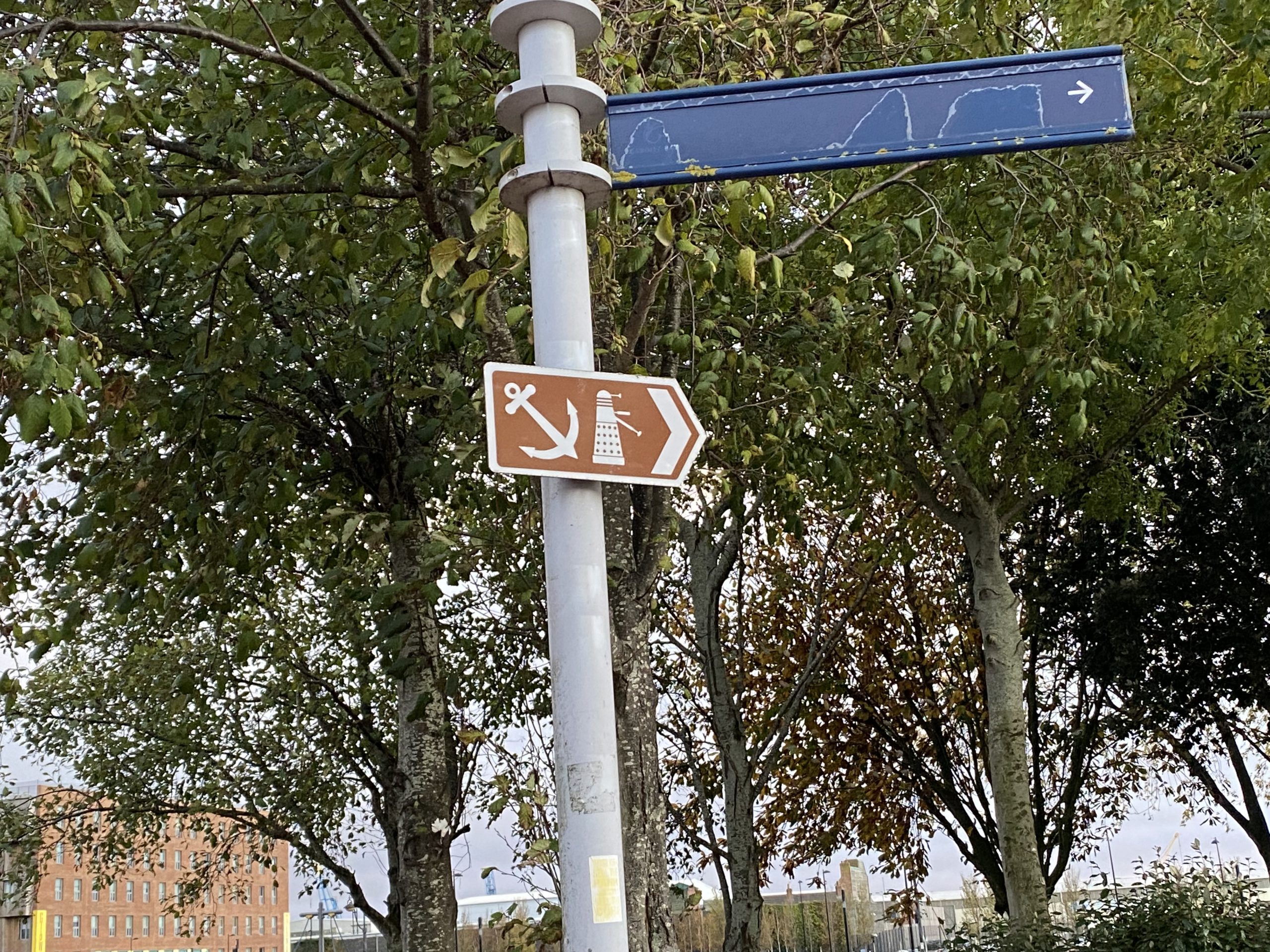 Dalek street sign