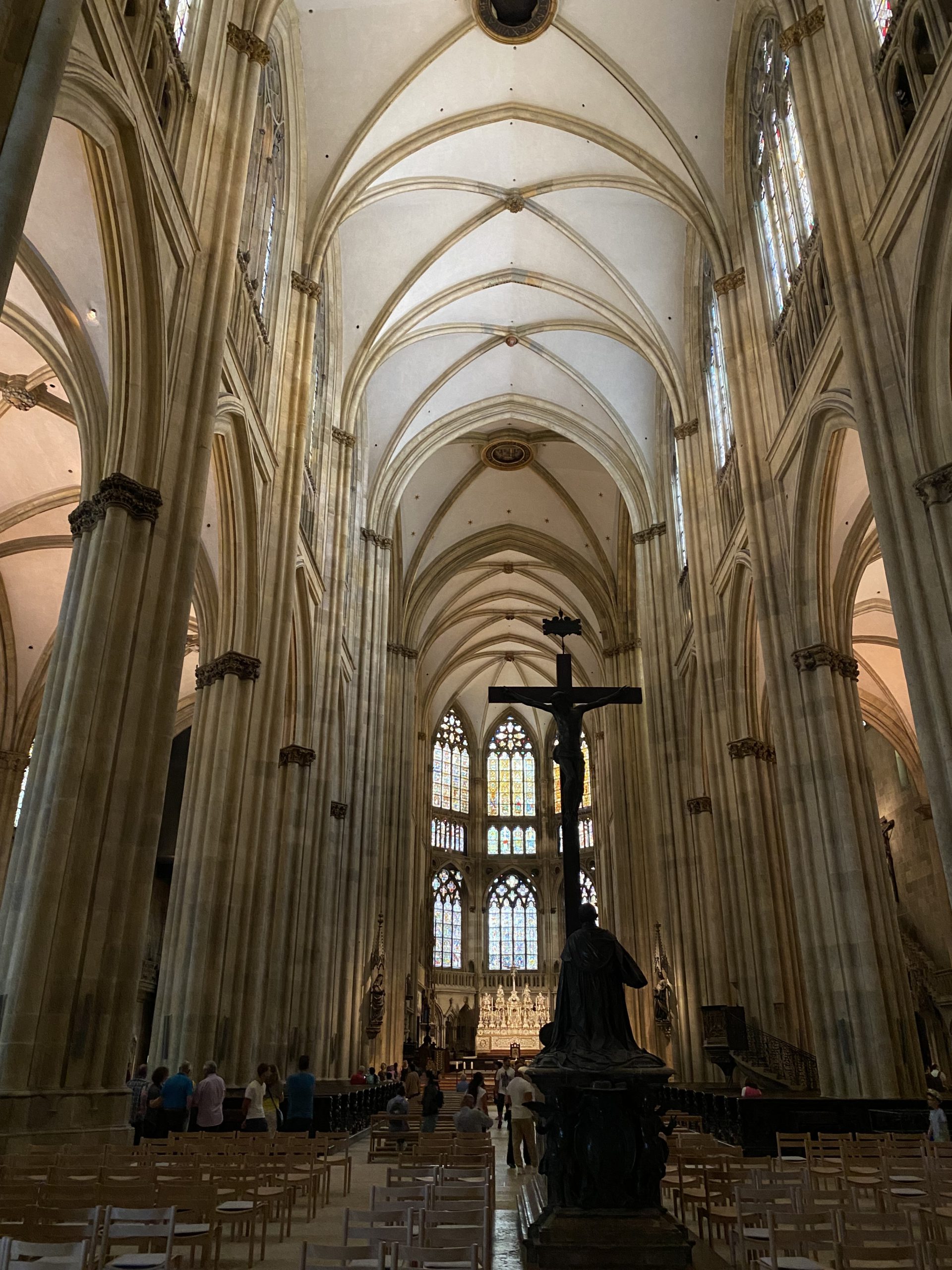 Inside the cathedral