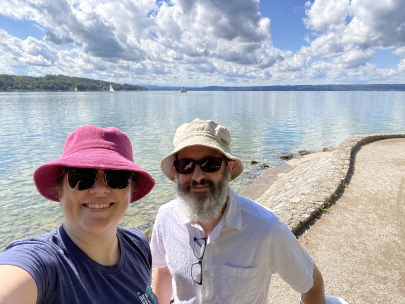 Rodd and I at the Ammersee