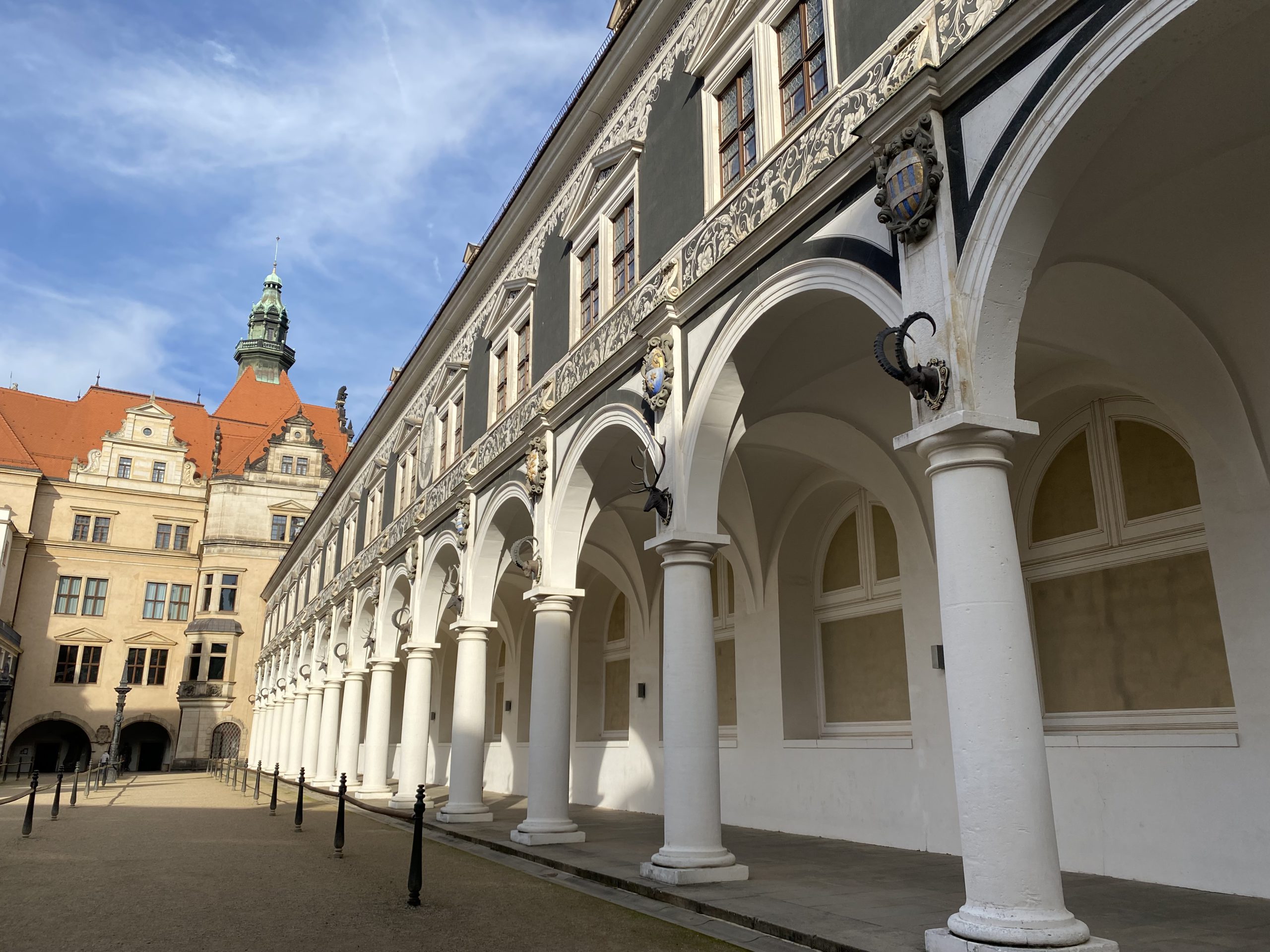 Dresden Castle eastern courtyard