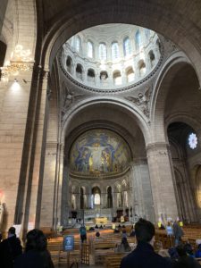 Inside Sacré-Cœur Basilica