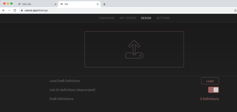 Upload your JSON file