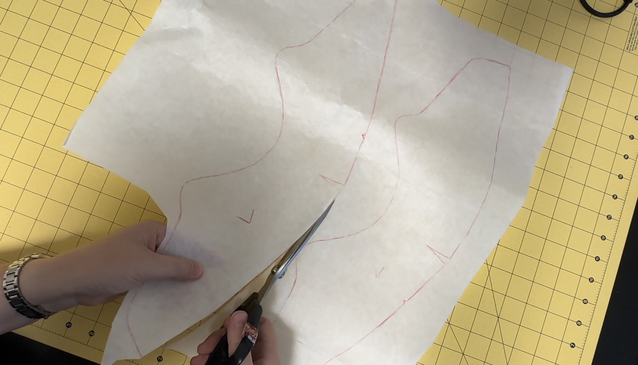 Cutting out interfacing