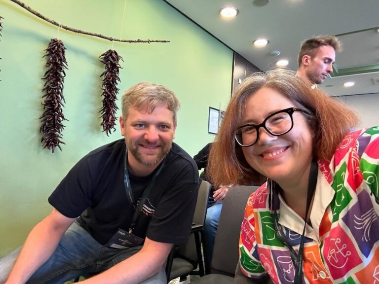 I had a wonderful time today catching up with old friends and new at the AWS Community Day DACH. @hoegertn even made me a special plaque as an honorary member of the Förderverein (Booster Club), which was awarded onstage by @osterjour! 😭❤️🇩🇪 Great job to all the organisers, volunteers, and speakers at the event today.