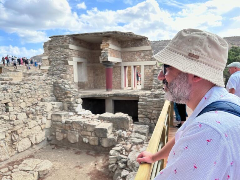 Knossos. Unfortunately it’s pretty hard to separate out what is actual archaeology from the deluded, fanciful “reconstruction” of the British guy who excavated it, but it was still fascinating to see the ruins of a civilisation we know so little about.