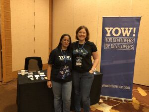 The @yow_conf team is raring to go for @voxxedsingapore! Come by and say hi to me and @purnimakamath. (You can win a free ticket to #YOWSG!) #voxxeddayssingapore https://t.co/yLXyuZ74LT