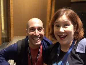 Final pre-talk pep talk from @gabehollombe! (The red lippie of confidence is in place!) #voxxeddayssingapore https://t.co/FQz0GBV7bO