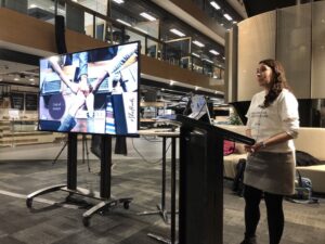 #shehacks2018 is not about competing; it’s about learning and networking. @azadehkhojandi setting the tone for the night! 👏❤️ https://t.co/v7ARYVGYsk