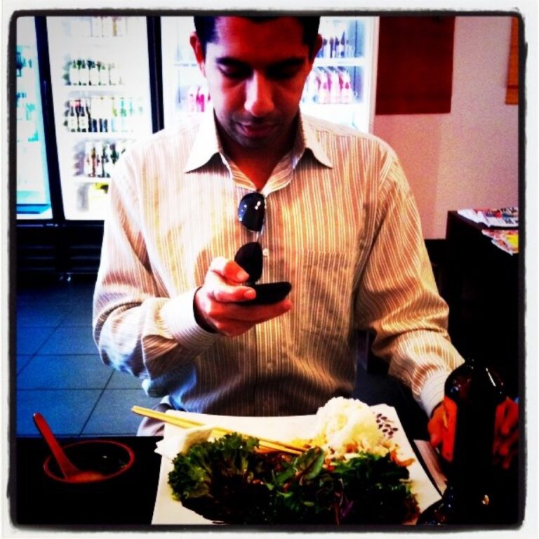 Kunaalr and his lunch