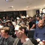 Big crowd at @hipages for #SydCSS tonight. Strong representation from the @CoderAcademy_au folks too! https://t.co/aNSZuKYqEb