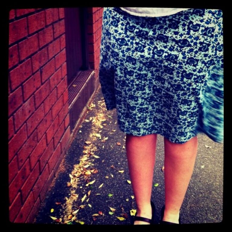 The skirt that I made.