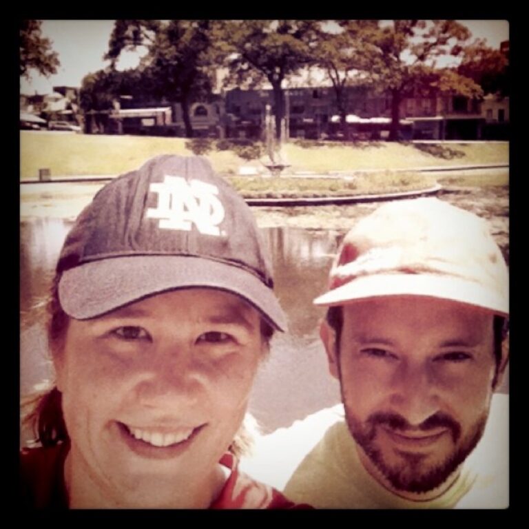 Out for a run with Rodd on a beautiful, hot sunny Christmas Day.