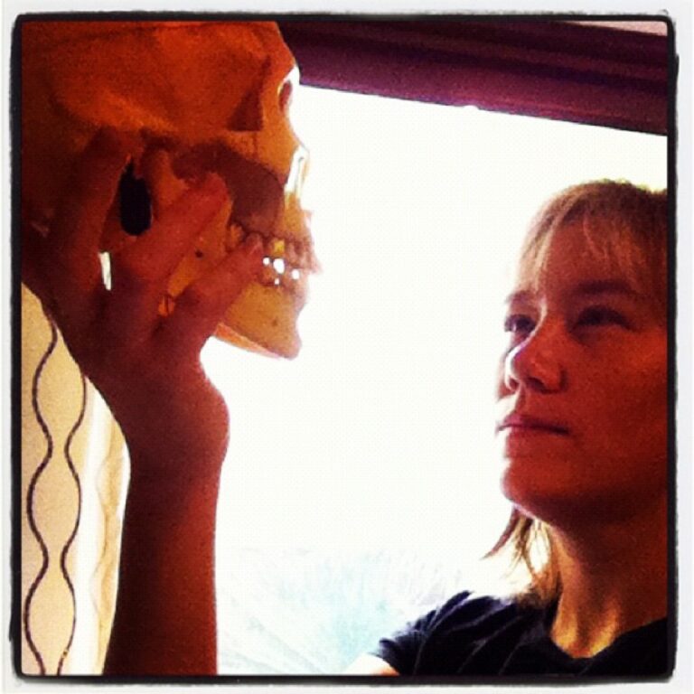 Alas, poor Yorick. His skull is meant for my Halloween centrepiece.