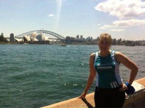 Amazingly gorgeous day for a run. AND we ran past Russell Crowe! Too bad I was the only one who recognised him. http://t.co/MJs1vdwA