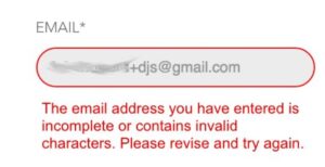 Hey @DavidJonesStore! "+" is a perfectly valid email character. https://t.co/fcexEgJpcn