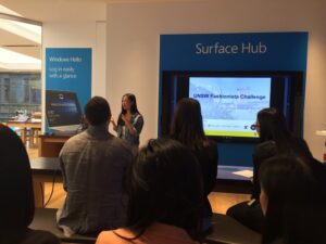 Victoria from @fashhackau kicking off the UNSW Fashionista Challenge presentations! https://t.co/6gE1mGWA5A