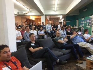 Great crowd for @auxesis’s #yownight at @canva in Sydney! @yow_oz https://t.co/u17b5G84a0