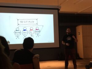 It’s vital for testers to “shift right” and get involved as early as possible in the development process. @SydneyTesters @FriendlyTester https://t.co/BEzWy33p9R