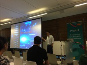 Excited to hear from Michael Leung about faster, better storage and how it makes computation faster. @DellEMCDSSD @pivotallabs https://t.co/0EIqfNctTN