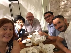 Fun night out with some Singaporean legends: @hj_chen, Slawek, @_hhandoko, Tony, Andrew, and @PuneetDewan2! @TAPCraftBeer https://t.co/ihSWT9sqJk