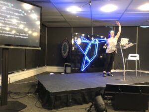 I'm vacillating between laughing at @mipsytipsy's entertaining stories and being horrified at the complexities involved in managing unknown-unknowns in distributed systems. "This is your job now." 😂😱 #sydtechleaders https://t.co/PB8DNclnMj