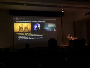 Juan Miguel de Joya (another impressive CV!) giving us so much info about empathic computing it's hard to find time to tweet! #vismatters2017 #VizMatters https://t.co/X5axaGMeX7