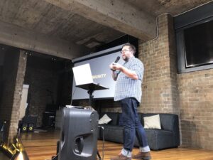 Big crowd for @sydjs at @canva as @twalve and @crankymate kick things off! #sydjs https://t.co/kASjoIodML