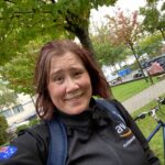 First commute by bike. “There’s a break in the clouds! I think I can make it home before the rain hits!” Spoiler: I didn’t. 😅🚴‍♀️