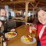 Bergsteiger (Mountain Climber) Schnitzel. (We cheated by taking the Wankbahn!)