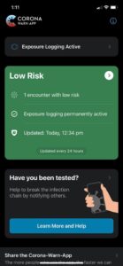 Most of my Corona Warn App encounters have now dropped off the app, which points to them being from our trip to Garmisch-Partenkirchen and the Zugspitze two weeks ago. I’m still happy we went, but we will definitely be keeping all travel to a minimum going forward... 😷