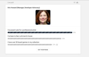 We had a virtual team offsite today and were asked to submit "two truths and a lie." I successfully managed to stump quite a few of them! 😂 Edited to add: the correct answer is in the comments...