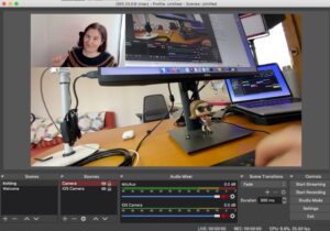 Inspired by a chat with a colleague, I've been learning more about OBS and how to improve my streaming setup. I think I'm going to give Twitch knitting another go on the weekend! 😂🧶