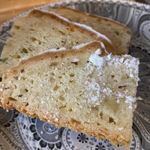 I looked up “best stollen in Munich” and then went to Cafe Kreutzkamm to get some yesterday. Me: How is it? Him: It tastes like a cookie. I’m eating cookies for breakfast!
