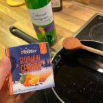 If I can’t go to the Weihnachtsmarkt, I’ll have to make my own festivities! One bottle cheap red wine, 1/4c sugar, one tea bag of spice gently heated... Glühwein! 🍷🎄