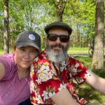 He came to meet me and brought me a picnic!
