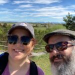A 30km round trip ride for me today across the city to the Messestadt Riem. The Snook to the train and met me, and we had a picnic, walked around the lake, and climbed the Rodelhügel to see the Alps in the distance. Then I rode home and was greeted with a cold beer as reward! 🚴‍♀️☀️🍺❤️