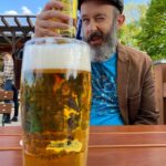 Sun’s out, and the beer’s so clear you can see through it. ☀️🍺❤️ (2021 Biergarten Count: 2)