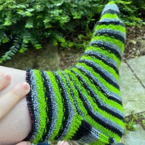 Was just about to show off progress on the Minecraft sock when DISASTER STRUCK! 😱 #bustedcable #icansaveit