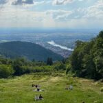 After exploring the castle, we took the old funicular up to the Königstuhl, the highest point in Heidelberg. The view was breathtaking. Then we did a short hike before eventually heading back to the Altstadt for dinner at Vetter’s Alt Brauhaus… 🌳🍻
