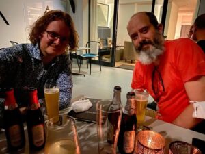 Made it to Freiburg and found Scott! Time to hydrate… 🍻🍷