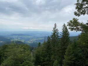We took Germany’s longest cable car (over 2 miles!) through the Black Forest to the top of Schauinsland… ❤️🚠🌲