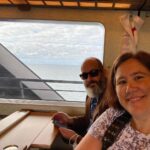 We crossed into Sweden on a train that went over a very long bridge! 🇸🇪🚅