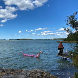 The goal of all this trekking was to get here: Moominworld in Naantali, Finland. Rodd introduced me to these books many years ago, and honestly, in a just world they’d be more well-known than Winnie-the-Pooh. We visited Moomintroll and Snufkin, toured Moominhouse, enjoyed the beautiful island and sea, and sent a special someone a postcard… (More tomorrow!)