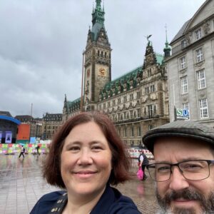 Explored Hamburg a bit and then met up with my colleague Dennis Traub to visit the Elbphilharmonie observation deck and the Reeperbahn. 😳 Then dinner and beers with local AWS leader Andreas! 🍻