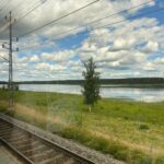 Lovely smooth, fast train ride through Sweden today to Stockholm! 🇸🇪🚅