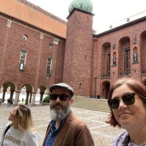 Thank you to the amazing Vera for playing tourguide in Stockholm today and taking us to our first fika! ☕️🇸🇪